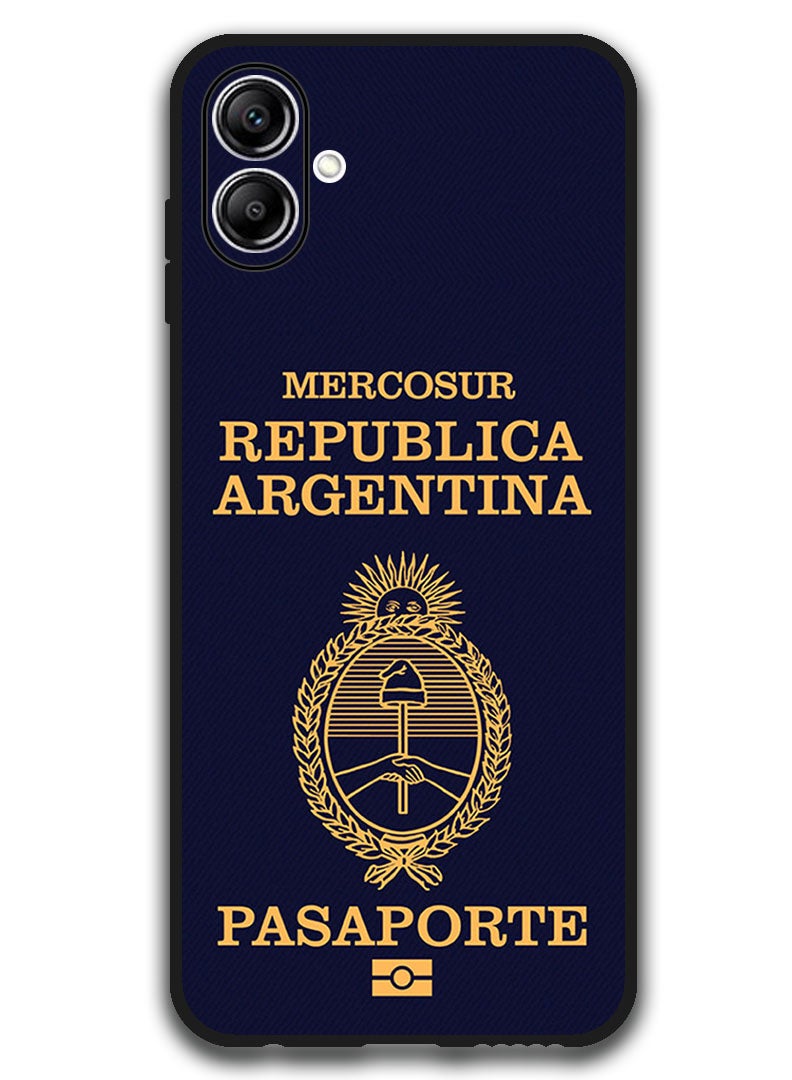 Theodor Case Compatible with Samsung Galaxy A07 6.7 Inch Protection Shockproof Bumper Cover Argentina Passport - Image 1